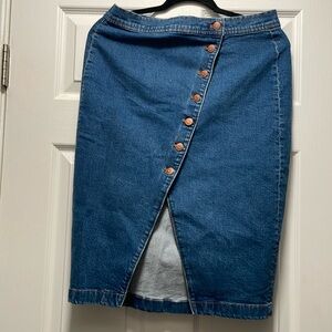 Madewell Jean skirt sz30